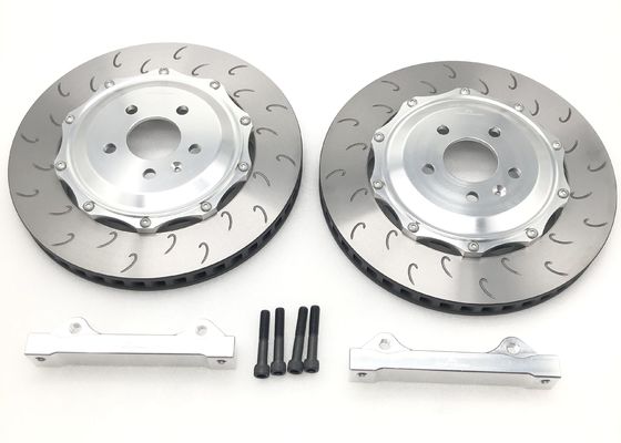 355mm Automotive Big Brake Disc Kit Cast Aluminum 8 Pot Caliper