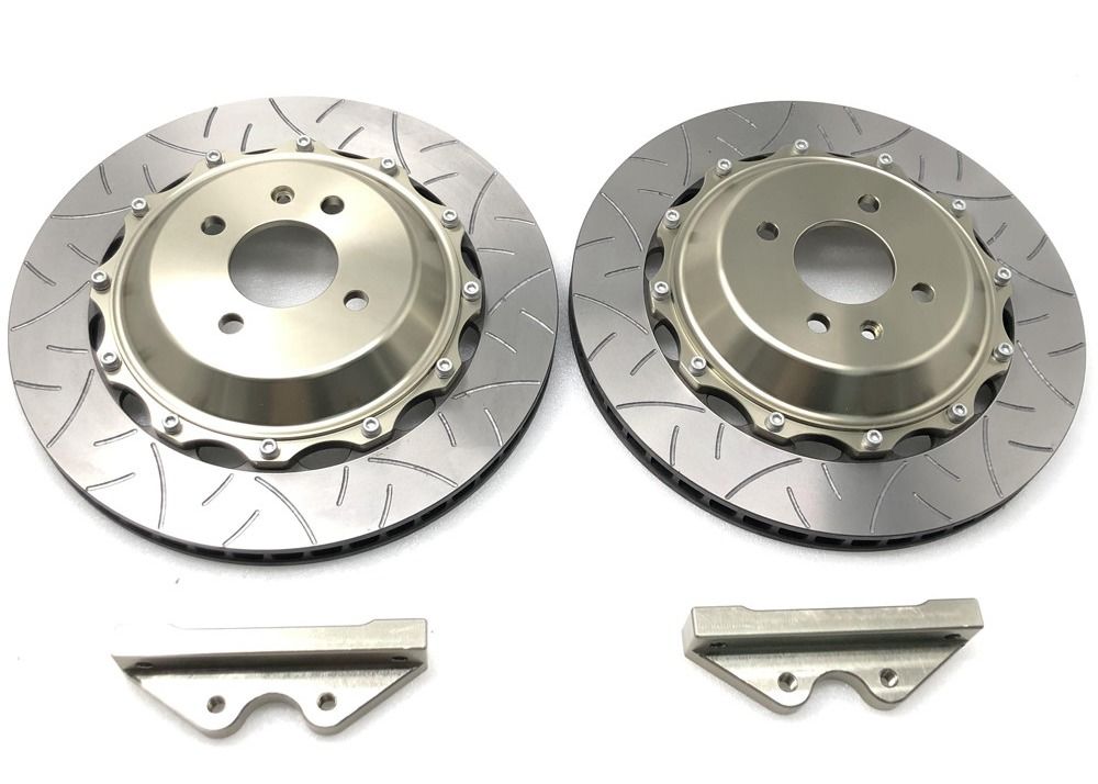 370*32mm Disc Car Brake Parts Aluminum 6061 Grey Cast Iron TH250